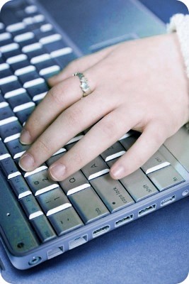 Hand on Keyboard